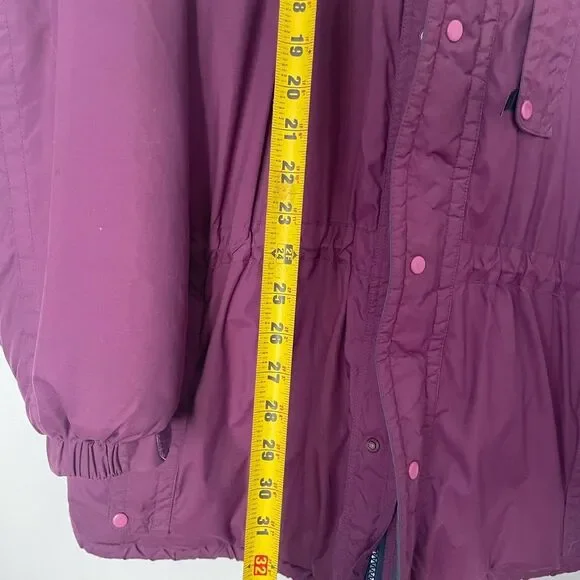 Patagonia jacket men’s vintage retro 90s purple hooded Guide Parka size large